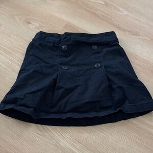 Old Navy Black Girls' Button Front Skort